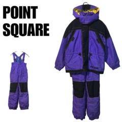 POINT SQUARE スキーウェア　上下セット POINT SQUARE スキーウェア スノボ 上下セット Lセール ア