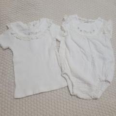 着画あり cottoli バースデイ リンクコーデ お揃いコーデ ロンパース