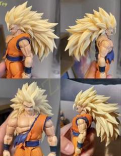 カスタム ドラゴンボールZ S. H.フィギュアーツ SSJ3 孫悟空ヘッド 超サイヤ人3 孫悟空 カスタム品 s h figuarts サイズ｜Yahoo