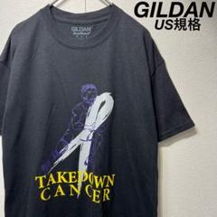 【US規格】希少 GILDAN TAKE DOWN CANCER Tシャツ M