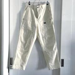 80~90s ヴィンテージ 白 ペインターパンツ サイドポケット付き 80s USA製 vintage Lee コットン ペインターパンツ メンズ ~XS