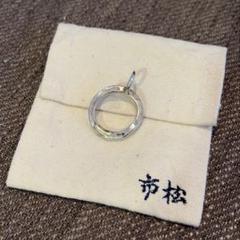最終値引き市松silver クロスネックレス(М)