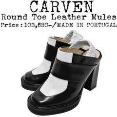 ★美品★定価¥10万★CARVEN★カルヴェン★ミュール★ヒール パンプス★35