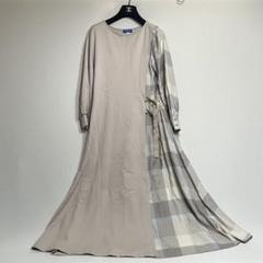 ✨極美品✨ブルーレーベルクレストブリッジロング丈 長袖 チェックワンピース