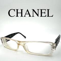 CHANEL シャネル メガネ 度入り 3124 ココマーク スクエア フルリム