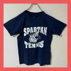 古着 Hanes Tシャツ S アメカジ チームT SPARTAN TENNIS
