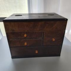 大正時代頃の物？木製裁縫箱