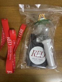 山田涼介 ペンライト 2本セット カード付き 山田涼介 RED ペンライト2本 銀テ - メルカリ