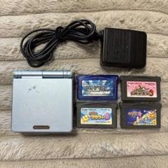 ゲームボーイアドバンスSP パールブルー + ゲームソフト4本セット