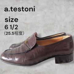 2025年最新】a.testoni ローファーの人気アイテム - メルカリ