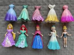 ディズニープリンセス　着せ替え人形　フィギュア