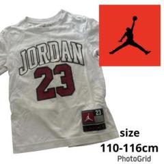 【 jordan ジョーダン】Tシャツ トップス 半袖 ホワイト 白 110