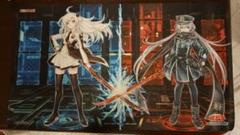 ペルソナ5 閃刀姫 プレイマット 遊戯王 - 遊戯王 閃刀姫-ロゼ シザーズクロス プレイマットの