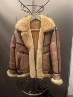 【SALE】 Wind ボマー ニチワ 羊革 フライトジャケット ムートン Armor ジャケット・アウター