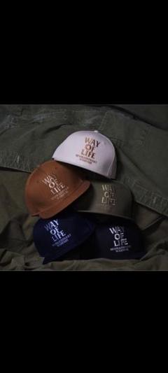 RATS キャップ EMBROIDERY CAP "WAY OF LIFE"