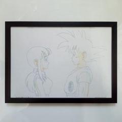 希少当選ドラゴンボールZ神と神ローソンオリジナルセル画孫悟空