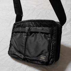 ポーター　タンカー　ショルダーバッグ　2層　L　黒　ブラック　PORTER