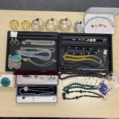 １８時まで値下げ　遺品整理　ジュエリーセット 045-001 桐のジュエリーボックス（6段小引出し） - 埼玉県吉川市