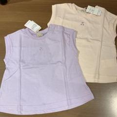 90cm プティマイン トップス 2枚セット さくらんぼ ベビー 女の子