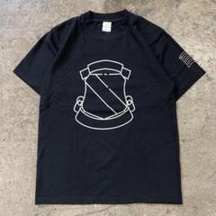 【新品未使用】ナンバーナイン　穴空きエンブレムTシャツ　4　ブラック ナンバーナイン 穴空きエンブレムTシャツ 4 ブラック