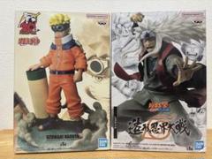 【新品未開封、送料無料】ナルトボルトフィギュア　少年期ナルト＆認界大戦自来也