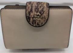 美品✨️COACH ベージュ 二つ折り財布