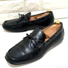 【美品】REGAL　リーガル　レザー ドライビングシューズ　モカシン　ブラックのサムネイル