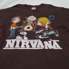 00s NIRVANA ピーナッツ Tシャツ bootlegのサムネイル