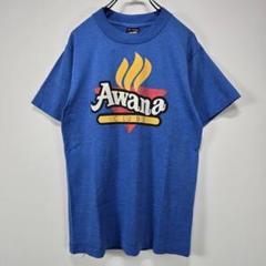 Awana CLUBS　ヴィンテージ　Tシャツ　S　シングルステッチ　ロゴ　古着