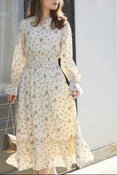 tocco closet トッコクローゼット 花柄 フリル ワンピース フラワー