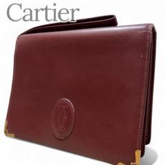 Cartier カルティエ　マストライン　セカンドバッグ　クラッチバッグ　レザーのサムネイル