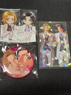 ビーボーイゴールド展 新田祐克先生 缶バッジ クリアカード アクスタ