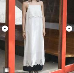 【期間限定7/13までお値下げ】RATAさん✴︎ストライプのモノトーンワンピー ZARA／ストライプ ニット ミディ ワンピース S 【新品未使用