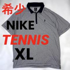 希少❗️ NIKE ナイキ　コートマーク　ワンポイントロゴ　半袖　ポロシャツ　XLのサムネイル