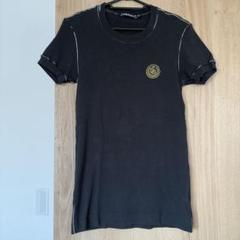 ドルチェ&ガッバーナ Tシャツ カットソー コットン 半袖 ブラック Sサイズ