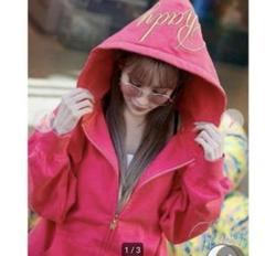 Rady 新品未使用　ピンクと赤のストライプパーカー Rady（パーカー ・ ピンク/桃色系）のフリマアイテム一覧