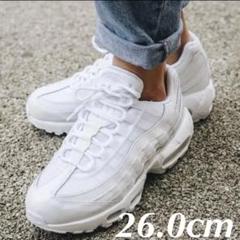 NIKE AIR MAX 95 エア マックス 95 オールホワイト 厚底 白