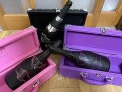 エンジェル シャンパン 空き瓶　箱付き　6本セット 新品ANGEL CHAMPAGNE 水色 ボトルとケース付き
