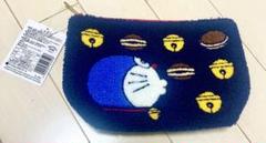 ドラえもん　未来デパート限定　もこもこ舟形ポーチ　サガラ刺繍
