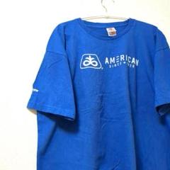 【USA製】BAYSIDE ヴィンテージ　Tシャツ　AMERICAN ブルー