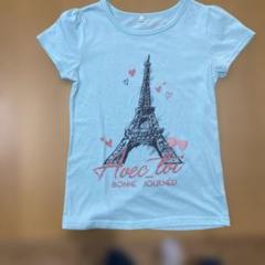 エッフェル塔デザイン Tシャツ 160