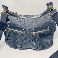 グッチGucciグッチ ショルダーバッグ 90762 GGキャンバス ブラック