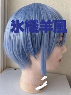 Amazon.co.jp: 氷織羊 コスプレ ウィッグ ブルー ショート フル