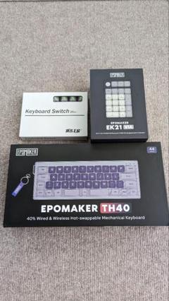 EPOMAKER TH40 EK21 遊舎工房キースイッチ　3点セット