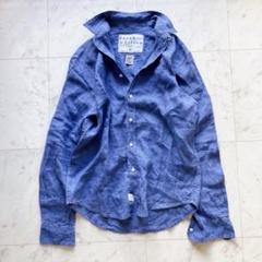 フランク&アイリーン PAUL リネンシャツ ペイズリー柄　M相当 極美品 フランク&アイリーン PAUL リネンシャツ ペイズリー柄 M相当 極