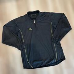 ミズノプロ　セットアップ　ハーフジップ　ロゴ　トレーニングウェア　野球 ミズノ ハーフZIPジャケット トレーニングウェア 野球 一般 大人