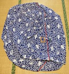 布団カバー 毛布 袋 唐草模様 綿 美品
