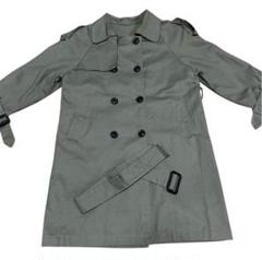 【美品】子供服 キッズ トレンチコート カーキ130cm