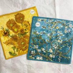 【新品】サンフラワーズ　アーモンドブロッサム　フェイラー　ハンカチ　ゴッホ フェイラー×ファン・ゴッホ美術館、名画《ひまわり