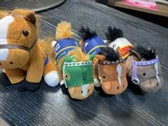 競走馬ぬいぐるみセット　4個セット